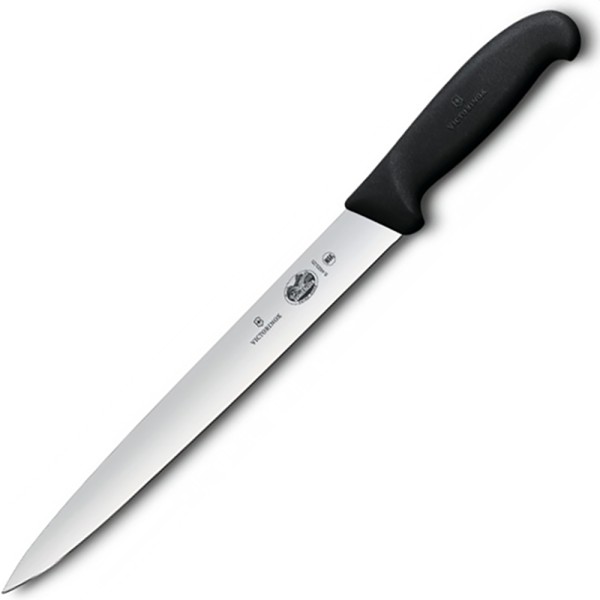 Нож кухонный для нарезки Victorinox FIBROX, 25 см Черный, 5.4403.25