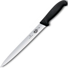 Ніж кухонний для нарізки слайсами Victorinox FIBROX, 25 см Чорний, 5.4473.25