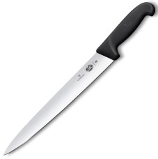 Ніж кухонний для нарізки слайсами Victorinox FIBROX, 25 см Чорний, 5.4503.25