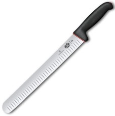Ніж кухонний для нарізки слайсами Victorinox Dual Grip, 30 см Чорний, 5.4723.30