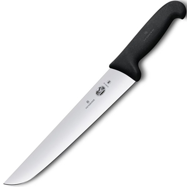 Нож кухонный разделочный Victorinox Fibrox 18 см, чёрный, 5.5203.18