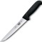 Нож кухонный разделочный Victorinox Fibrox 18 см, чёрный, 5.5503.18