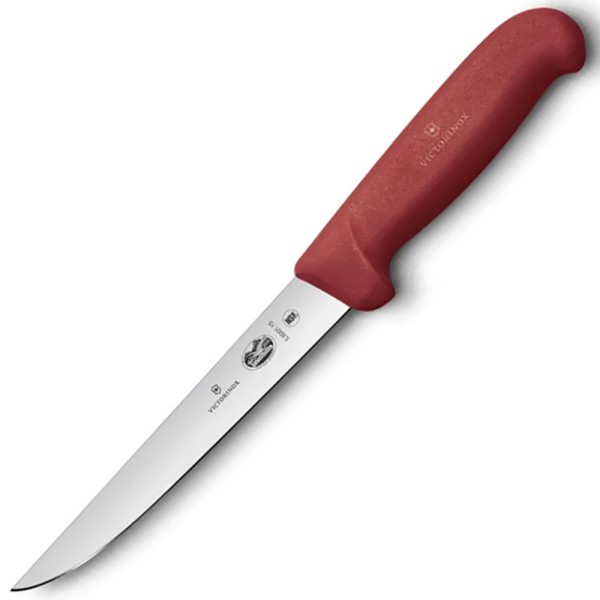 Нож обвалочный Victorinox Fibrox 15 см, красный, 5.6001.15