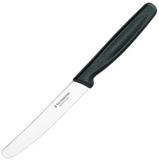Нож для томатов Victorinox Standart, серрейтор 11 см, чёрный 5.0833