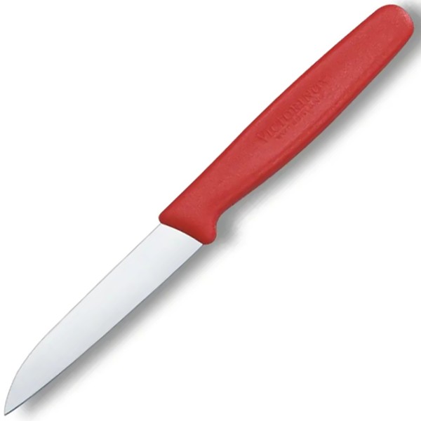 Нож для чистки овощей Victorinox Standart, 8 см, красный 5.0401