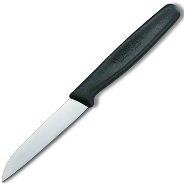 Нож для чистки овощей Victorinox Standart, 8 см, чёрный 5.0403