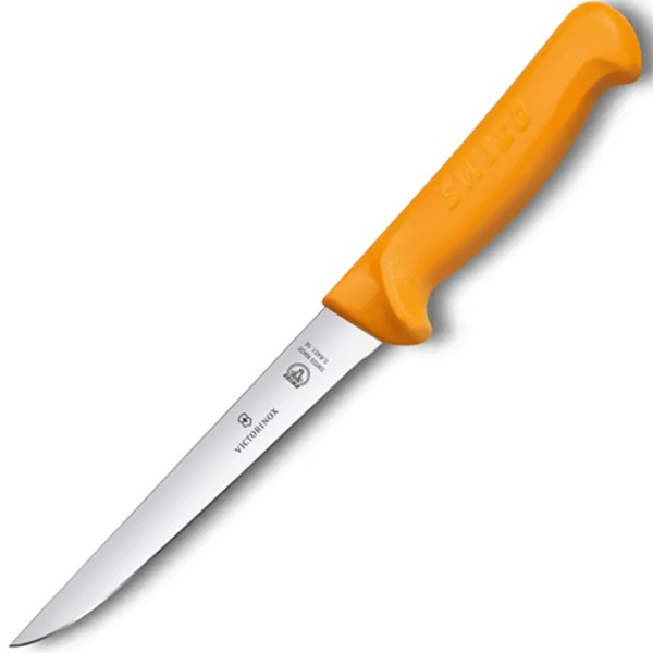 Нож обвалочный Victorinox Swibo Boning, узкий, оранжевый, 18 см, 5.8401.18