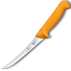 Ніж обвалочний Victorinox Swibo Boning, вузький, вигнутий, помаранчевий, 16 см, 5.8405.16