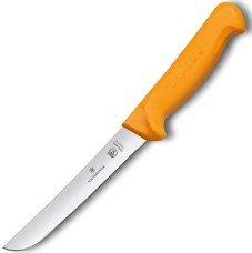 Ніж обвалочний Victorinox Swibo Boning, широкий, вигнутий, помаранчевий, 16 см, 5.8405.16