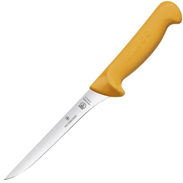 Нож обвалочный Victorinox Swibo Boning, узкий, гибкий, оранжевый, 16 см, 5.8409.16