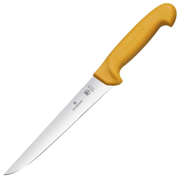 Нож разделочный Victorinox Swibo Sticking, 22 см, оранжевый 5.8411.22