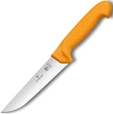 Ніж обробний Victorinox Swibo, Butcher, помаранчевий, 18 см, 5.8421.18