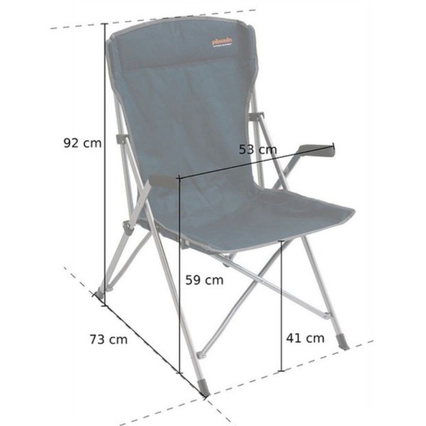 Кресло раскладное Pinguin Guide Chair 48х34х46 Petrol