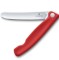 Ніж кухонний складаний Victorinox SwissClassic 11 см, закруглений, червоний, 6.7801.FC1
