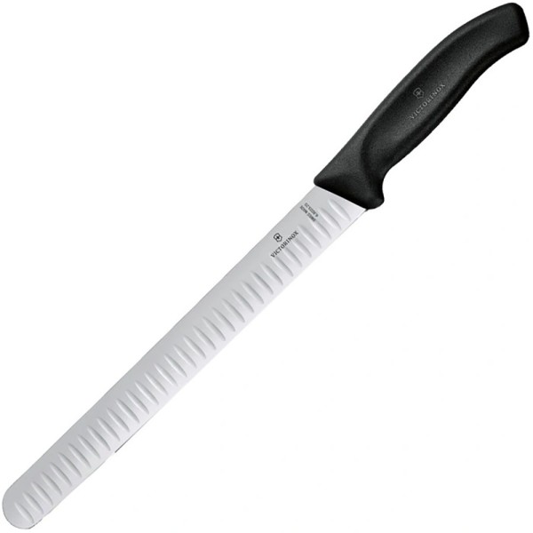Нож для слайсирования Victorinox SwissClassic 25 см, чёрный, 6.8223.25