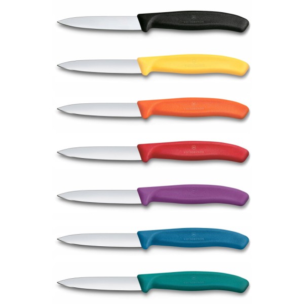 Нож для чистки овощей Victorinox SwissClassic, 8 см, красный, 6.7601.C1