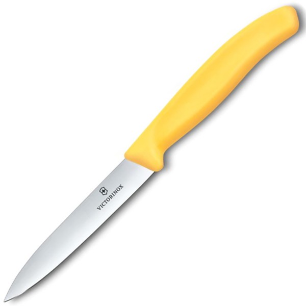 Нож для чистки овощей Victorinox SwissClassic, 10 см, желтый, 6.7708.C1