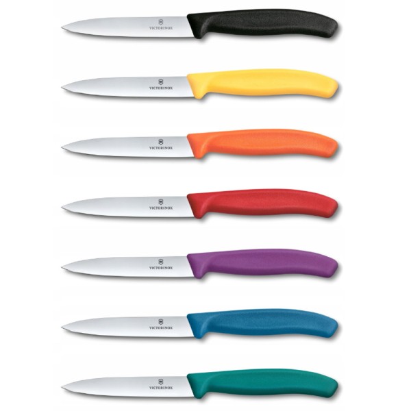 Нож для чистки овощей Victorinox SwissClassic, 10 см, оранжевый, 6.7709.C1