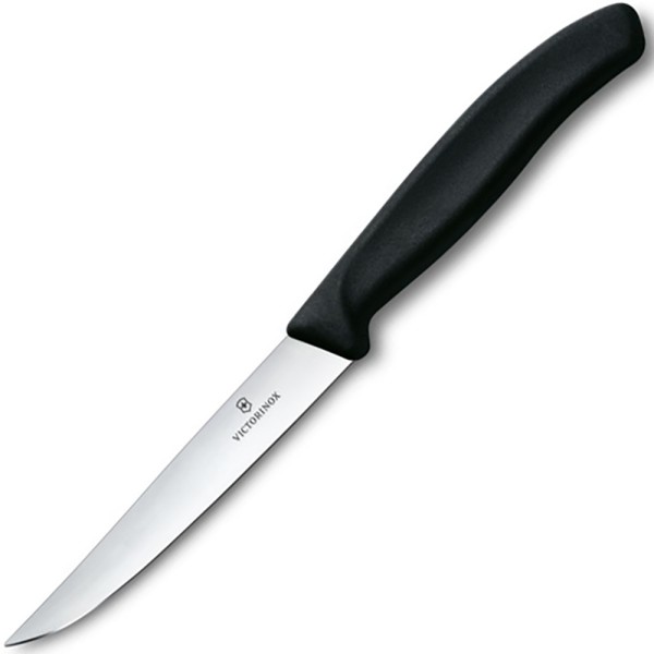 Нож для стейка Victorinox SwissClassic 11 см, чёрный, 6.7203