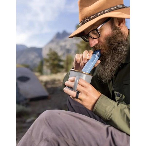 Фильтр для воды LifeStraw Peak Personal Dark Mountain Gray