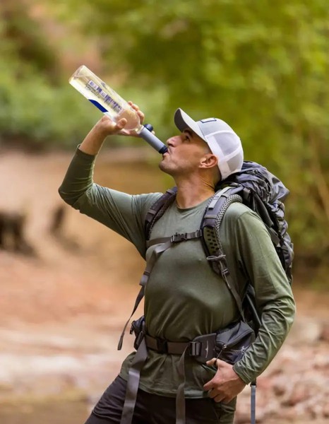 Фильтр для воды LifeStraw Peak Solo Mountain Blue