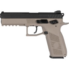Пистолет пневматический ASG CZ P-09 Blowback 4,5 мм Pellet, black/fde