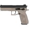 Пистолет пневматический ASG CZ P-09 Blowback 4,5 мм Pellet, black/fde