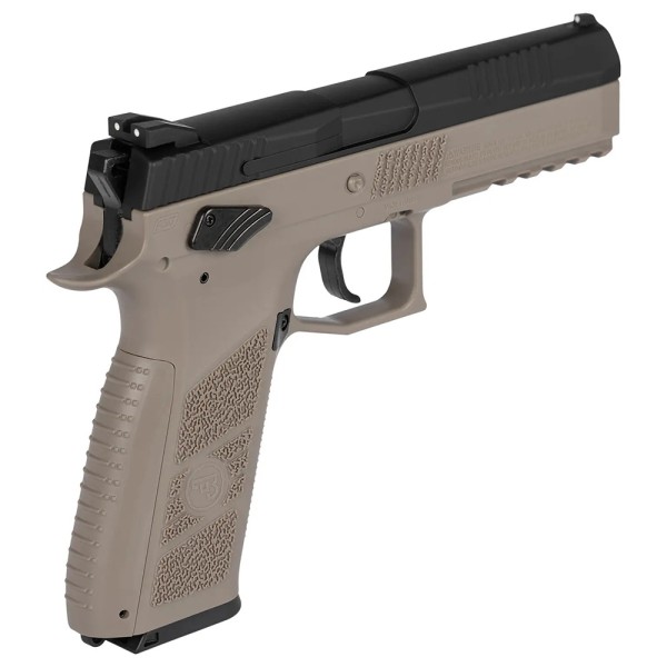 Пистолет пневматический ASG CZ P-09 Blowback 4,5 мм Pellet, black/fde