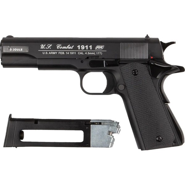 Пистолет пневматический ASG US-C. Blowback. СО2 кал. 4,5 мм BB