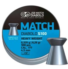 Пули пневматические JSB Match HW, 4,49 мм , 0,535 г, 500 шт/уп