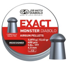 Пули пневматические JSB Diabolo Exact Monster Redesigned 4.52 мм 0.87 гр. (400 шт/уп)