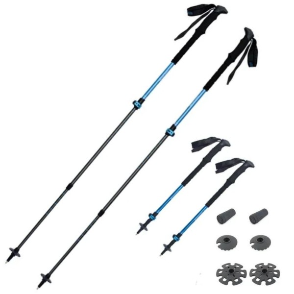 Палки трекинговые Pinguin Shock FL/TL Foam Blue