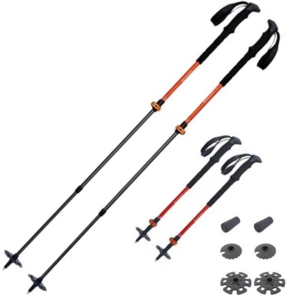Палки трекинговые Pinguin Shock FL/TL Foam Orange 