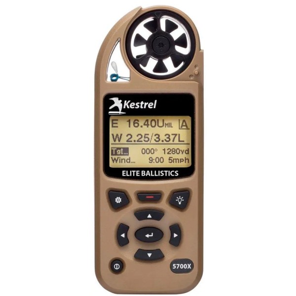 Метеостанция Kestrel 5700X Elite с БТ модулем, баллистический калькулятор Песочный