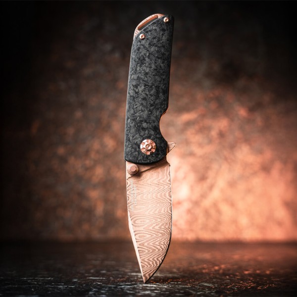 Нож Boker M4 Sherman Damast Rose Gold 110118DAM