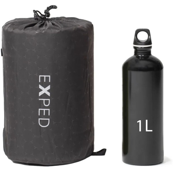 Килимок надувний Exped SIM 3.8 M black чорний