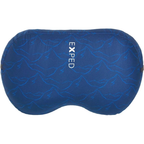 Подушка Exped DOWN PILLOW L navy mountain темно-синяя
