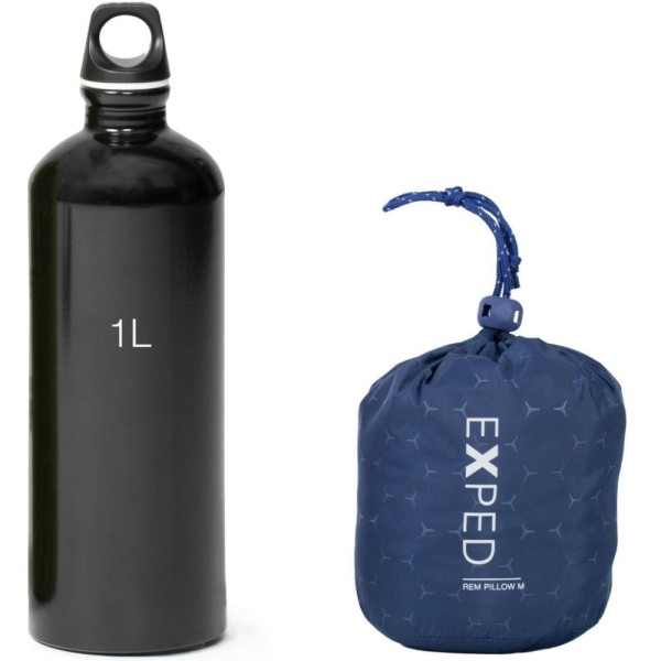 Подушка Exped REM PILLOW M navy mountain темно-синяя