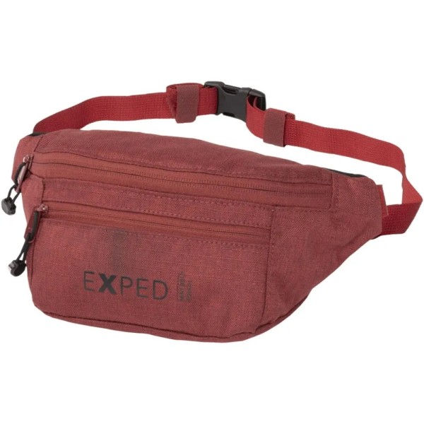 Поясная сумка Exped MINI BELT POUCH burgundy melange бордовая