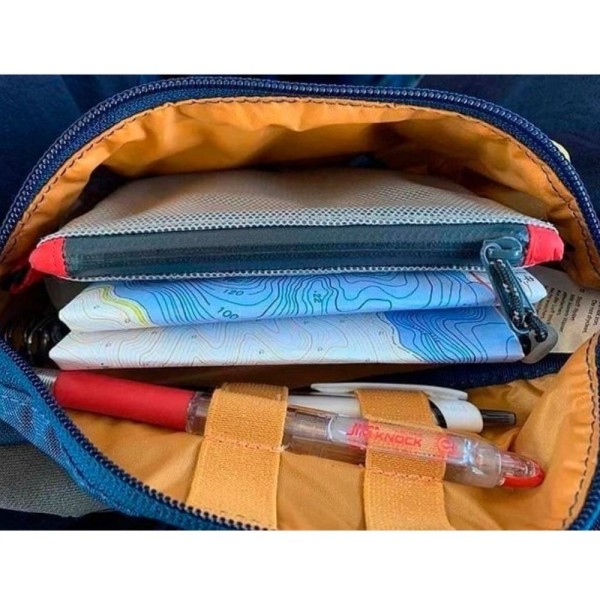 Поясная сумка Exped MINI BELT POUCH burgundy melange бордовая