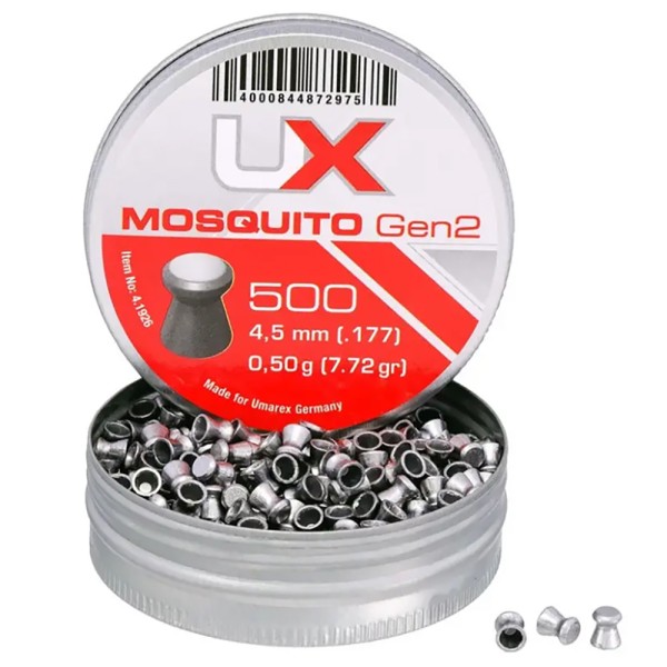 Шарики Umarex Mosquito Gen2 0,50 гр. кол. 4.5(.177) 500 шт. 4.1926
