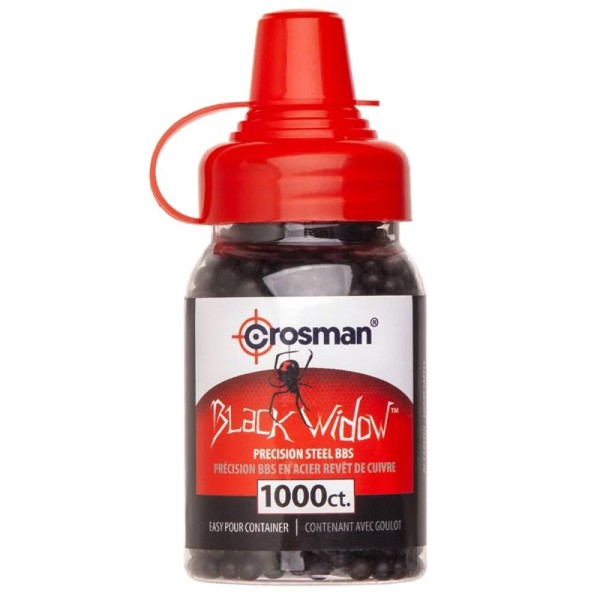 Пули Crosman для пневматических винтовок Black Widow 1000 Count, кал 4.5 мм, CBW1K