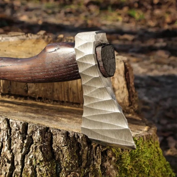 Сокира AncientSmithy Hand forged hatchet Vill Gustus + Wooden Runic Box