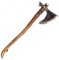 Топор AncientSmithy Handcrafted Leviathan axe with leather cover + Wooden Runic Box
