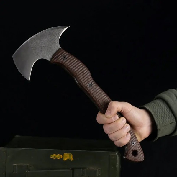 Сокира AncientSmithy Tactical tomahawk with blade and spike 13.77" - polymer composite handle