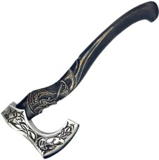 Сокира ДревніСміті Hand-forged hardened bearded viking axe "Fenrisulfr" with carved handle