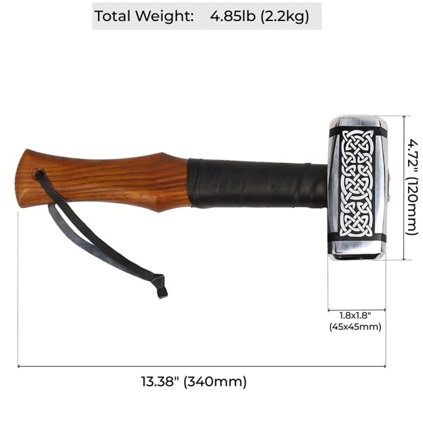 Молот AncientSmithy Slavic Svarog Nordic hammer