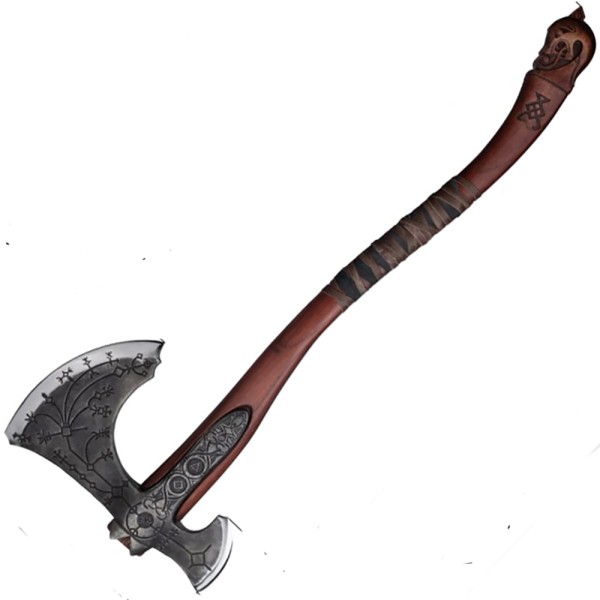 Сокира AncientSmithy Hand-forged Leviathan axe with leather wrap
