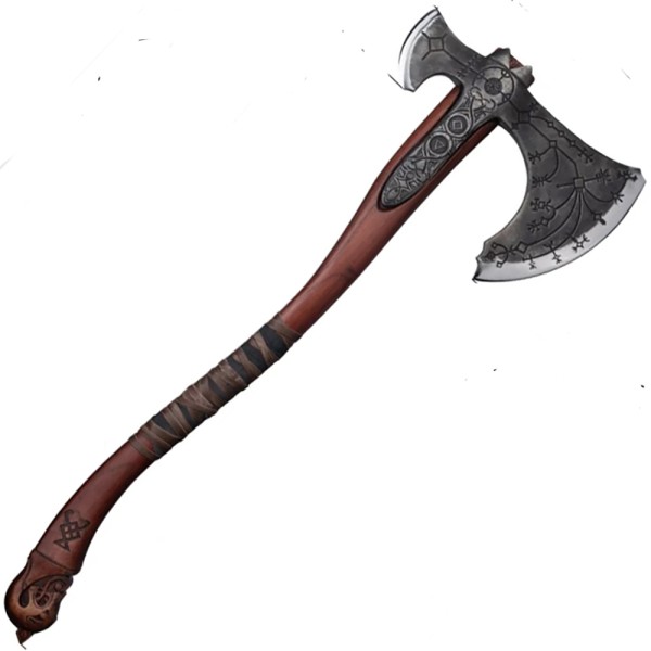 Сокира AncientSmithy Hand-forged Leviathan axe with leather wrap