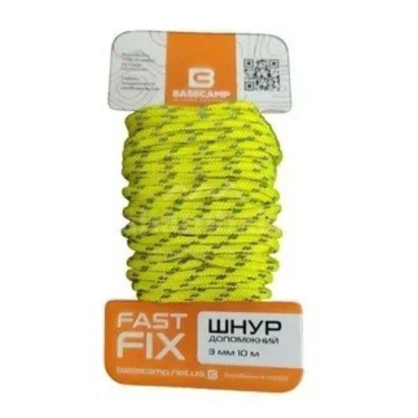 Шнур допоміжний Base Camp Whipcord 3 мм 10 м Multicolor 